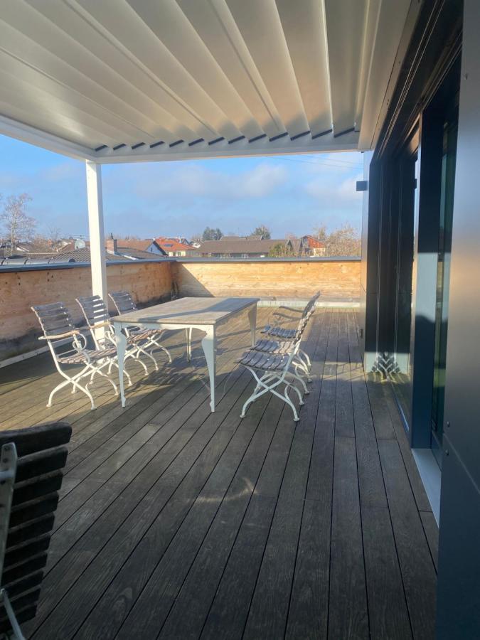 Moderne Ferienwohnung Stephanskirchen Extérieur photo